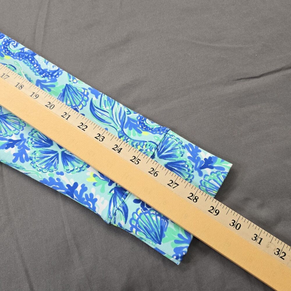 Lilly Pulitzer Skipper Popover UPF 50+ Seeing Double Sea Glass Aqua Size XL New - Picture 8 of 14